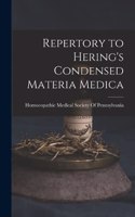 Repertory to Hering's Condensed Materia Medica