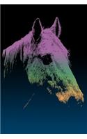 Notebook: Blank Lined Journal For College Students Who Loves Horses - 6x9 inches, 120 pages