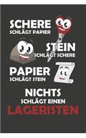 Schere Schlägt Papier - Stein schlägt Schere - Papier schlägt Stein - Nichts schlägt einen Lageristen