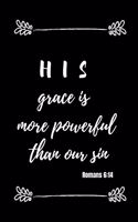 HIS grace is more powerfull than our sin - Romans 6