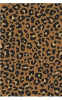Leopard Print Design Notebook