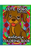 Cute Dogs for Kids Mandala Coloring Book