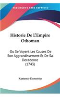 Historie De L'Empire Othoman