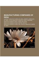 Manufacturing Companies of India: Aircraft Manufacturers of India, Cement Companies of India, Cycle Manufacturers of India(English)