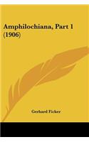 Amphilochiana, Part 1 (1906)