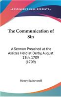 The Communication of Sin