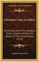 Christian Unity In Effort
