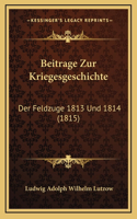 Beitrage Zur Kriegesgeschichte