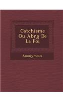 Cat Chisme Ou Abr G de La Foi