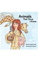 Animals That Once I Knew