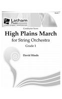 High Plains March for String Orchestra - Score