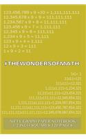 #WONDERSOFMATH Nifty Graph Paper Notebook 1/2 inch squares 120 pages: Notebook perfect for school Math with yellow cover, handy-sized 6"x 9", graph paper with 1/2 inch squares, perfect bound, ideal for graphs, math sum