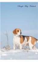 Beagle May Notebook Beagle Record, Log, Diary, Special Memories, To Do List, Academic Notepad, Scrapbook & More