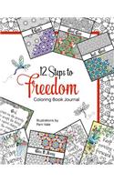 12 Steps to Freedom Coloring Book Journal