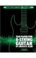 TAB Paper for 8-String Guitar