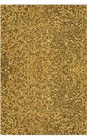 Gold Glitter Mosaic Journal