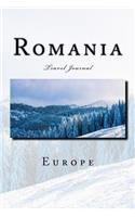 Romania Travel Journal: Travel Journal with 150 lined pages