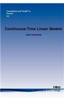 Continuous-Time Linear Models: (22 Foundations and Trends® in Finance)