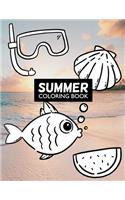 Summer Coloring Book