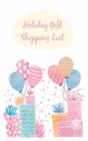 Holiday gift shopping list