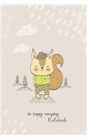 Notebook Journal: Be Happy Everyday Gratitude Journal Notebook Diary Record for Children Boys Girls Teens With Daily Prompts to Writing and Practicing . 6x9 120 Pages