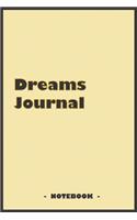 Dreams Journal - To draw and note down your dreams memories, emotions and interpretations