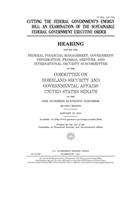 Cutting the federal government's energy bill: an examination of the sustainable federal government executive order