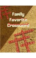 Family Favorite Crossword