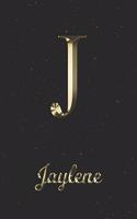 Jaylene: 1 Year Daily Planner (12 Months) - Yellow Gold Effect Letter J Initial First Name - 2020 - 2021 - 365 Pages for Planning - January 20 - December 20 