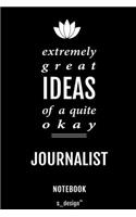 Notebook for Journalists / Journalist: awesome handy Note Book [120 blank lined ruled pages]