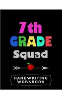 7th Grade Squad Handwriting Workbook