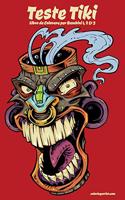 Teste Tiki Libro da Colorare per Bambini 1, 2 & 3: (123 Teste Tiki)
