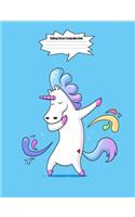 Dabbing Unicorn Composition Book