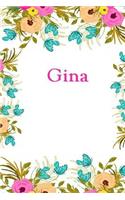 Gina: Gina Journal Diary Notebook