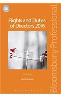 Rights and Duties of Directors 2016