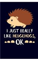 I Just Really Like Hedgehogs, Ok