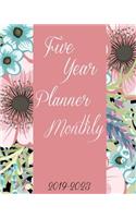 2019-2023 Five Year Planner Monthly