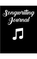 Songwriting Journal: Grand Staff Sheet Music and Lyric Diary for Composers, Songwriters, and Musicians