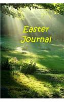 Easter Journal Heavenly Light Forest Scene