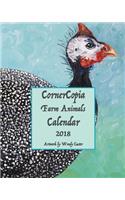 CornerCopia Farm Animals Calendar 2018