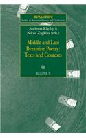 Middle and Late Byzantine Poetry