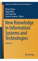 New Knowledge in Information Systems and Technologies