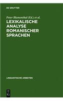 Lexikalische Analyse Romanischer Sprachen