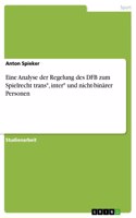 Eine Analyse der Regelung des DFB zum Spielrecht trans*, inter* und nicht-binärer Personen