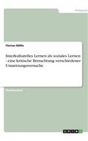 Interkulturelles Lernen als soziales Lernen - eine kritische Betrachtung verschiedener Umsetzungsversuche