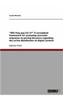 Will they pay for it? A conceptual framework for analyzing consumer responses to pricing decisions regarding the online distribution of digital content
