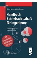 Handbuch Betriebswirtschaft für Ingenieure