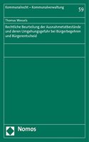 Rechtliche Beurteilung Der Ausnahmetatbestande Und Deren Umgehungsgefahr Bei Burgerbegehren Und Burgerentscheid