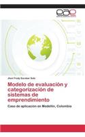 Modelo de evaluación y categorización de sistemas de emprendimiento