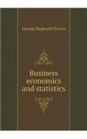 Business economics and statistics